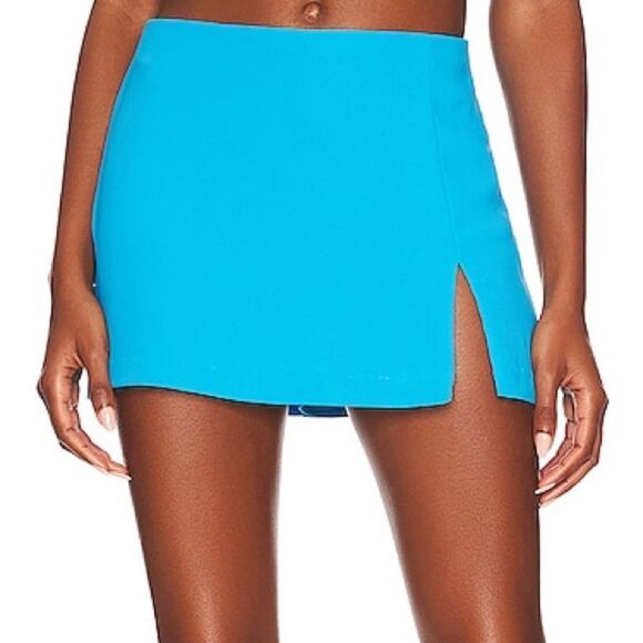 NWOT Amanda Uprichard x Revolve Dale Skort Blue Skort Size XSmall - SOLD OUT - Picture 1 of 5